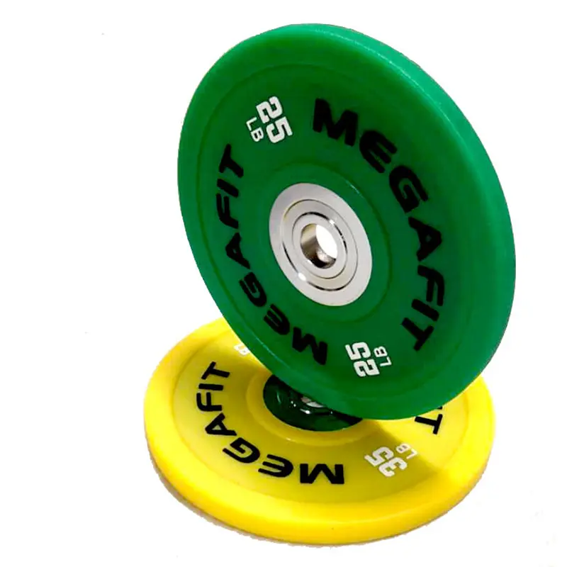 CPU high elastic color competitive film weightlifting barbell piece