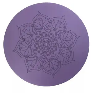 65x65cm Cork Wholesale custom design meditation rubber mats eco fitness round yoga mat