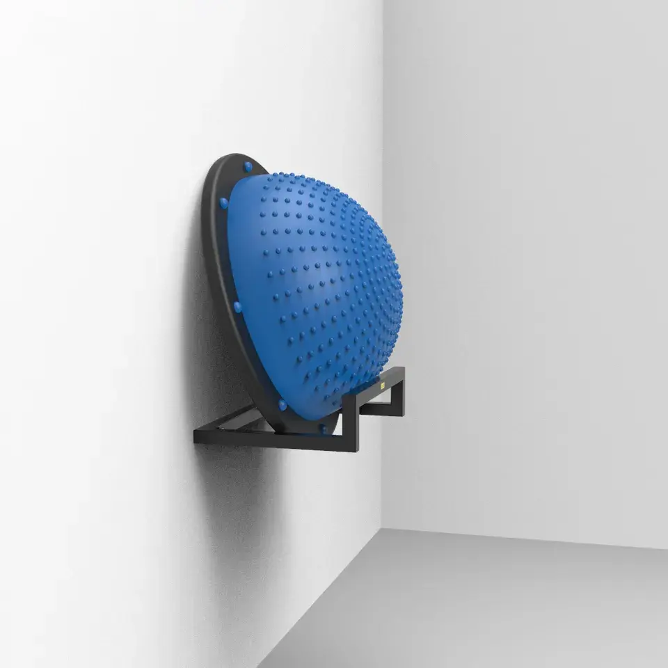 Gym metal storage wall mounted fitness dumbbell stand