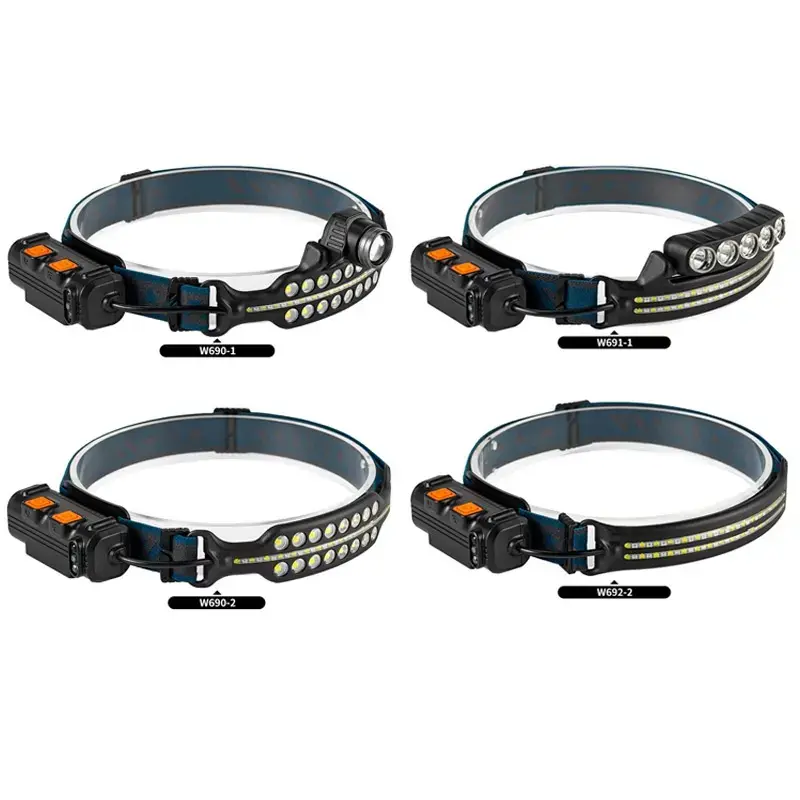 Floodlight sensing headlamps Type-C are rechargeable