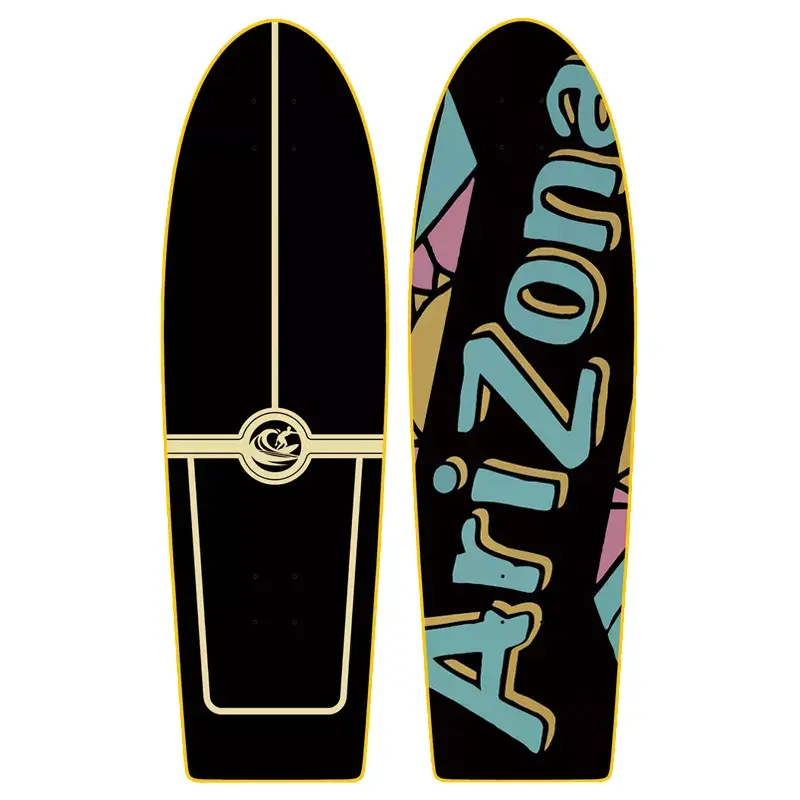 Outdoor double-warped wood deck quad skateboard for kids and adults Featured Image