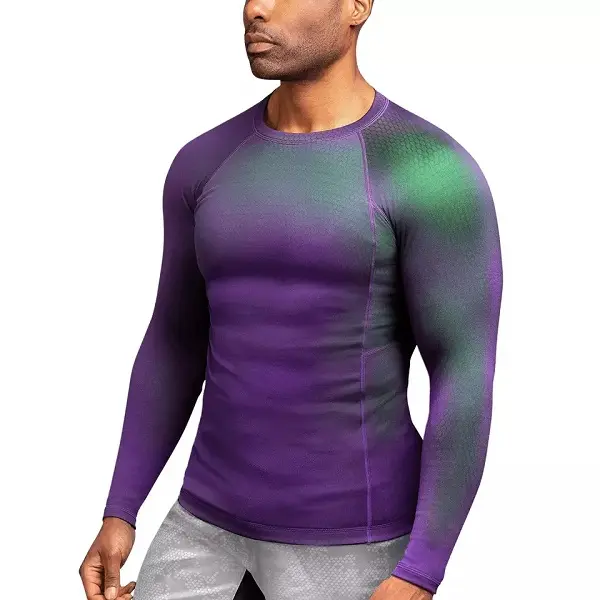 Men Rash Guard Long Sleeve Shirt Set Base Layer Bjj Rash Guard for Women UV/SPF Shirt Swim Shirts Neoprene Compression Rashguard Featured Image