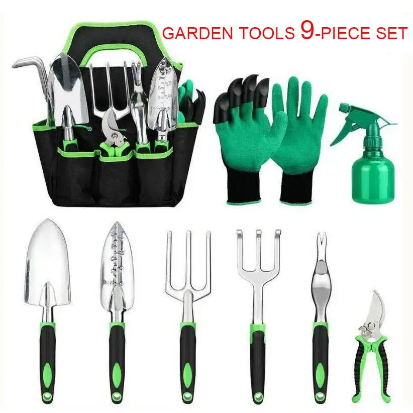 Combination Hardware Weeder Rake Shovel Trowel Rake Hoe Shovel Garden Tool With Wooden Handle Gardening Hand Tools