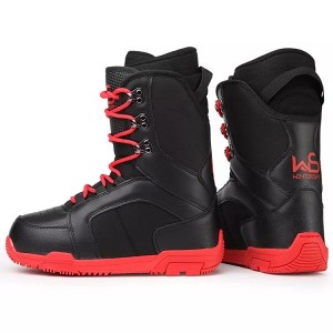 Mens winter non-slip ski boots adult winter snow ski shoes