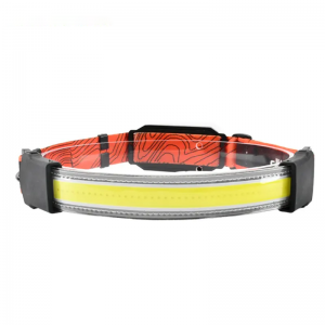 New Product Outdoor Emergency Headlamp Waterproof Rechargeable Red Warning Light Cob Outdoor Headlight