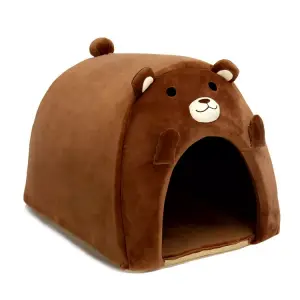 Super soft pet cat house cat keeps warm outside, not silt