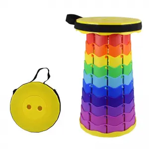 Retractable stool portable stool
