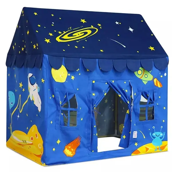 Asweets indoor kids Children Play Tent Cotton Canvas Space Explore Playhouse Featured Image