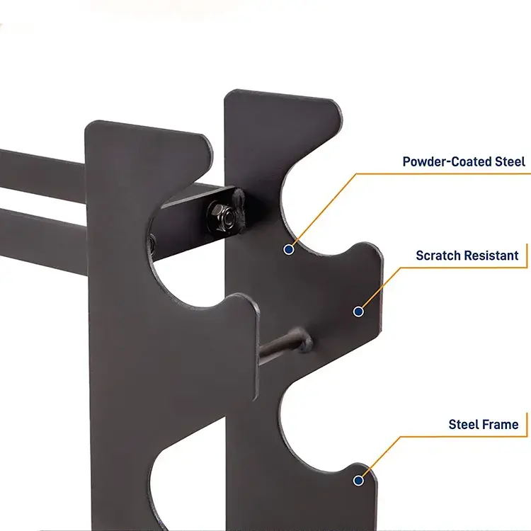Family gymnasium 3rd floor dumbbell stand