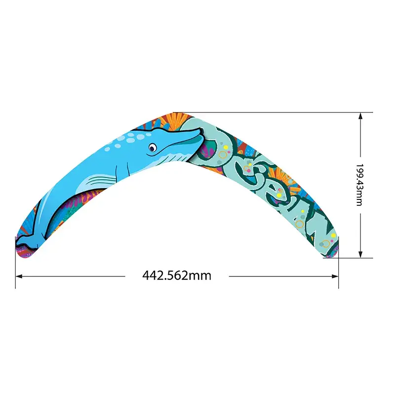 Eva Foam V-shape Boomerang Outdoor Sports Toys Parent-child Interaction Throwing Toys