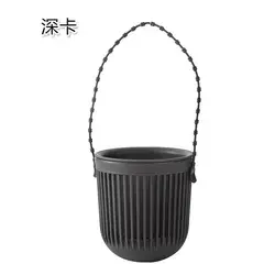 Hanging basket flower pot, plastic soft flowerpot for garden, plastic garden product flowerpots for nurseries