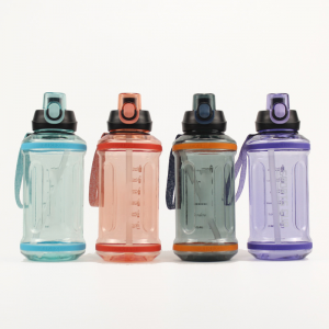 Large capacity portable bomb cap, direct drinking ton ton pot, men’s and women’s outdoor convenient plastic water bottle, ton cup, water cup, space cup