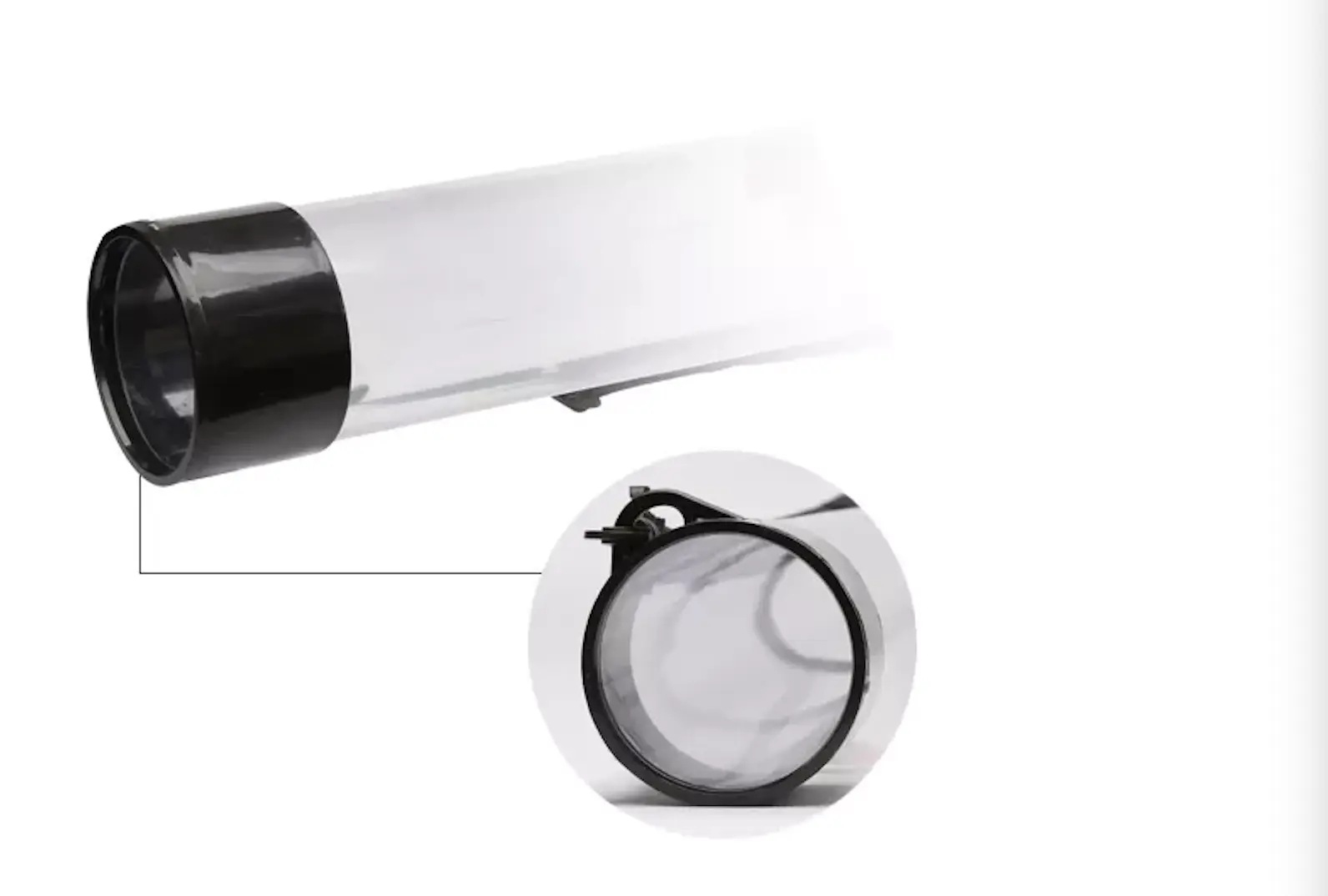 Tennis ball pickup collection natural plastics storage tube