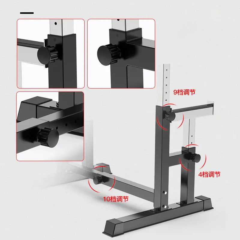 Multifunctional weight bed indoor fitness equipment