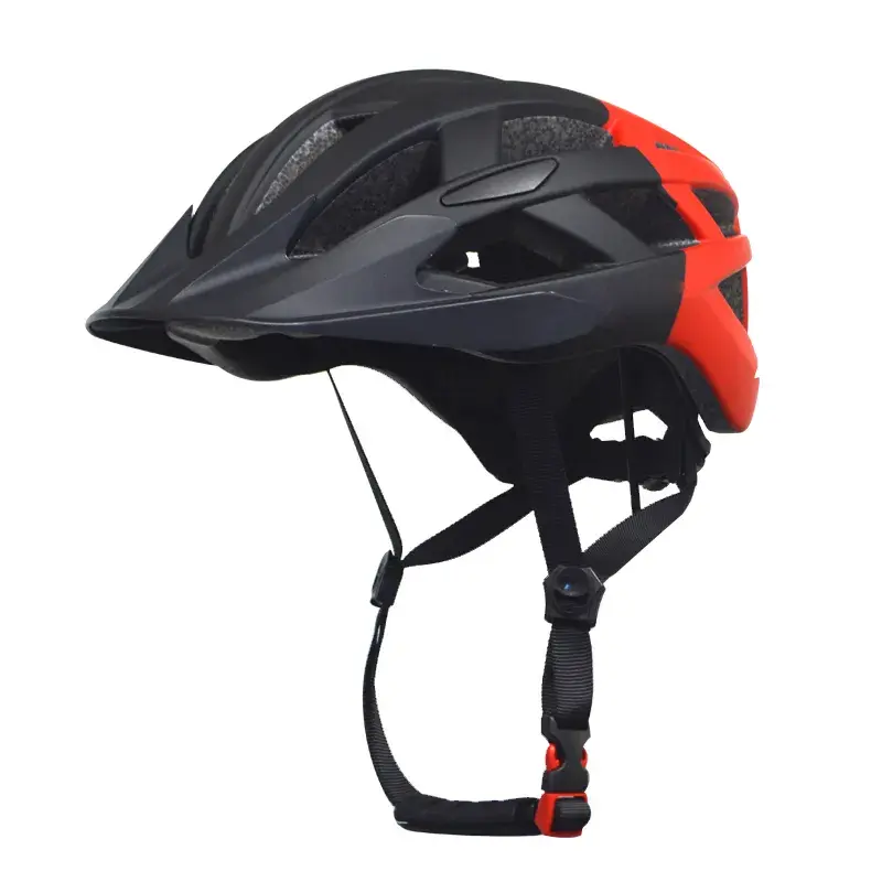 Best seller factory wholesale sports protection custom electric mtb bicycle helmet cycling bike helmet with LED lights for adult