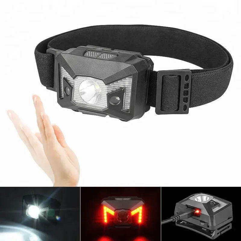Camping charging LED headlights with cooling function