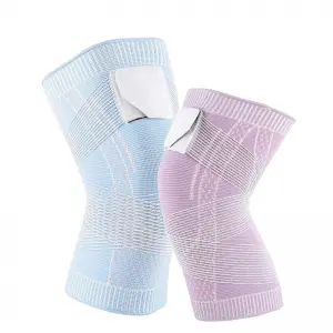 Non slip breathable Sports knee flex wrap knee support compression sleeve