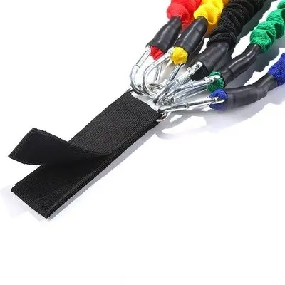 11-piece set of tension rope puller bungee rope muscle training belt