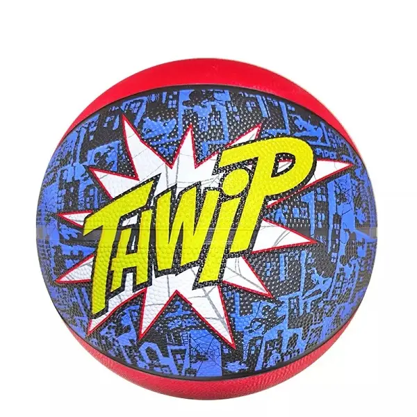 Captain America Size 7 Rubber Basketball