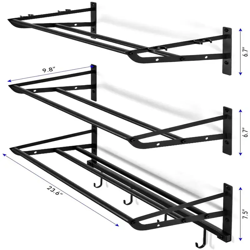 Metal sports equipment storage rack garage basketball organizer ball