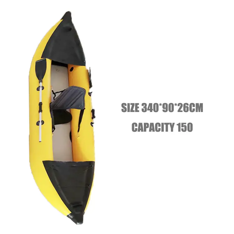 Top Popular PVC rowing boats kayaks custom size 3M 4M Inflatable Fishing Boat with all accessories