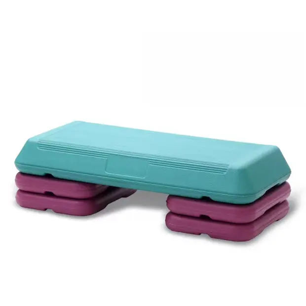 Indoor Exercise Aerobic Stepper Platform Yoga Board Home Gym Cardio Strength Training Balance Training Pedal With Pull Band