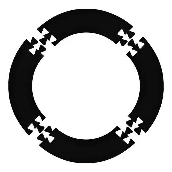 Dartboard surround ring set dart board wall protectors for 18-inch dartboard