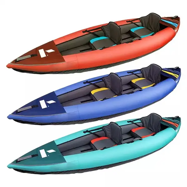 2022 Factory Wholesale inflatable Kayak 2 person Drop Stitch cheap Inflatable Kayak