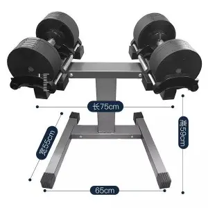 Adjustable Dumbbells foreign trade explosion model automatic adjustable dumbbell 20KG 32KG