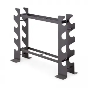 Custom black metal dumbbell holder