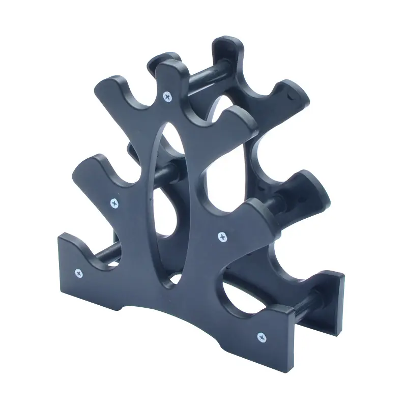 Leaf triangular dumbbell stand