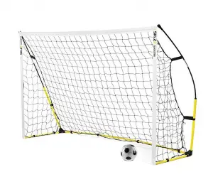 Children training football goal football net
