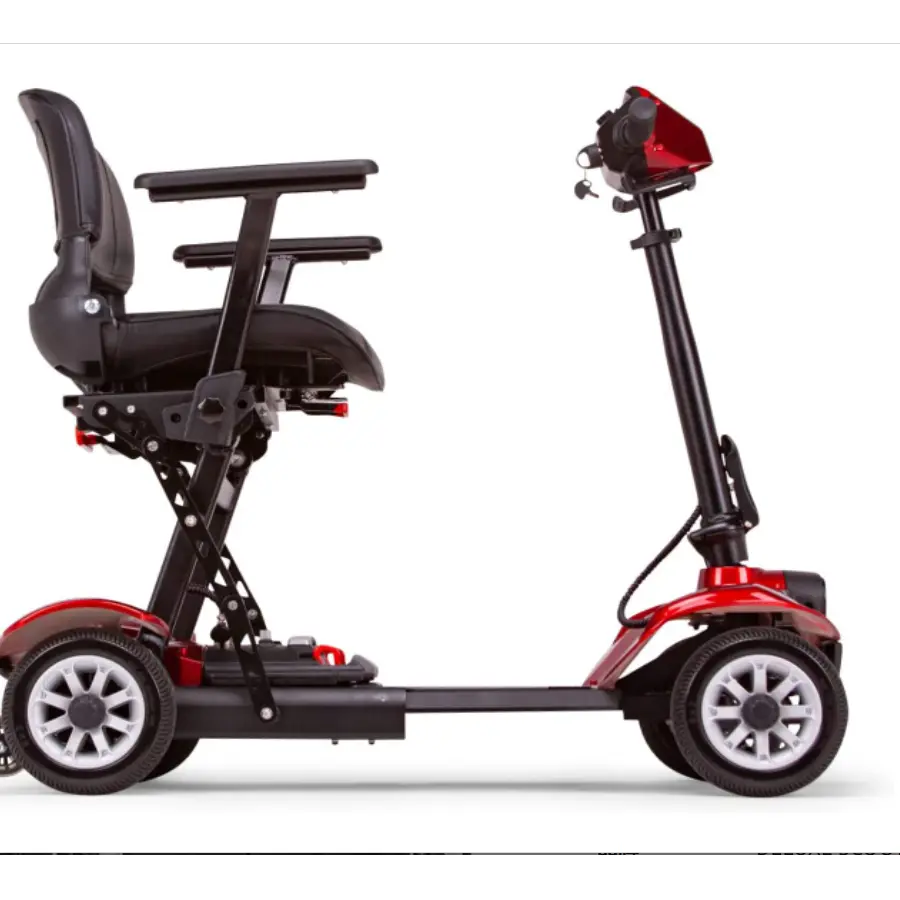 Luxury scooter folding professional adult mobile scooter red