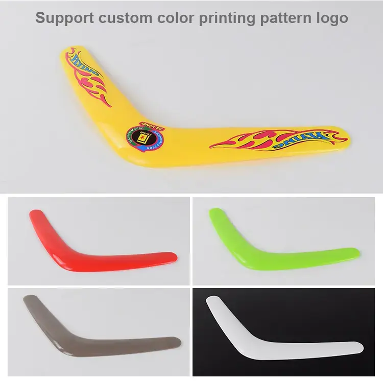 Promotional gifts boomerang plastic toy boomerang back