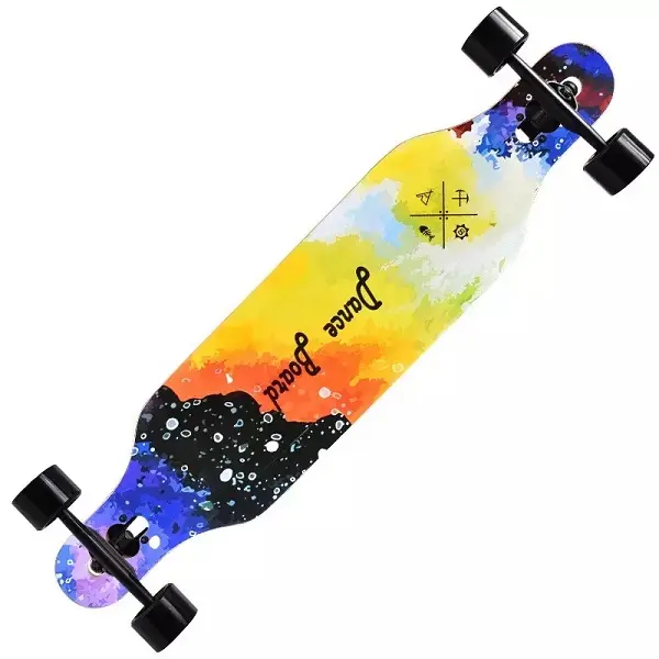 Wholesale 104*26*10 cm ABEC Precision Bearing High Quality Maple Deck Cruiser long Board Best Skateboard