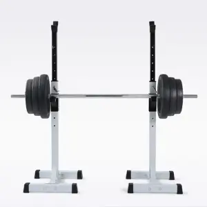 Adjustable dumbbell barbell squat bracket