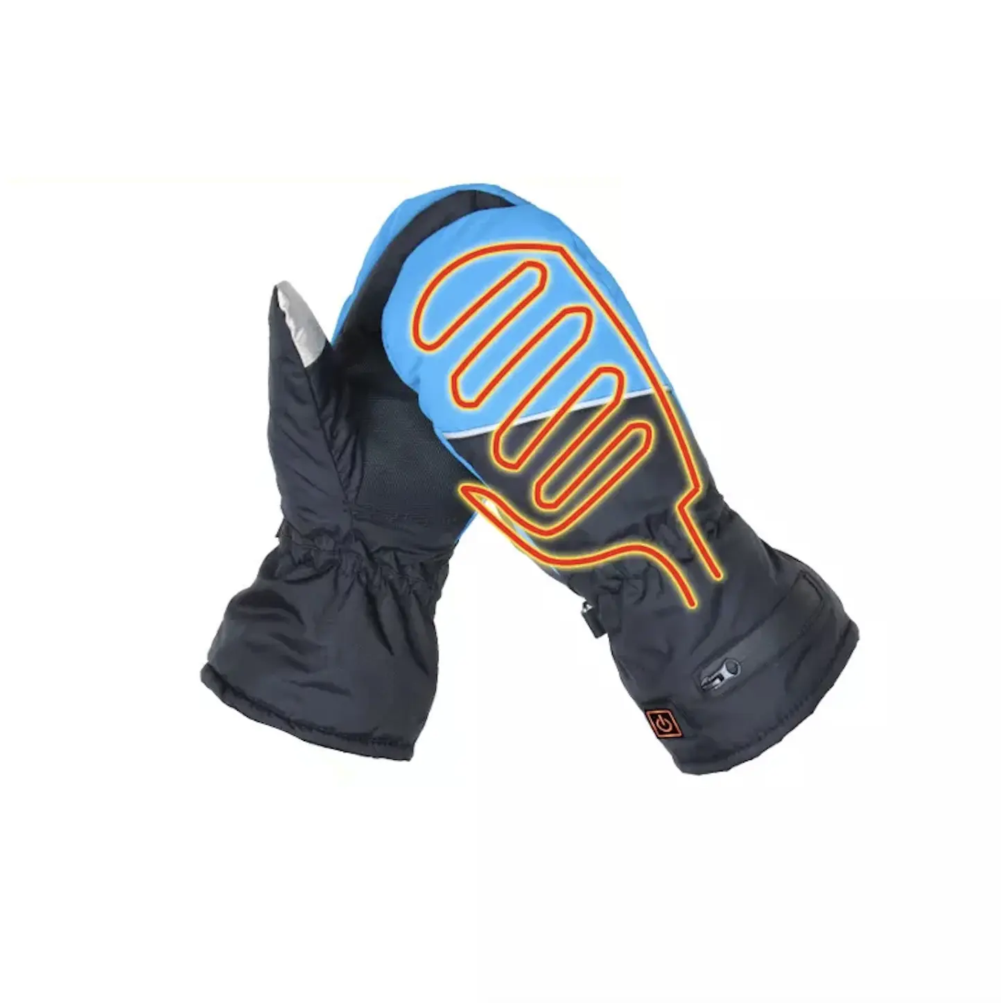 Winter Pu Factory Stock Woking Heated Gloves Anti-slip Touch Screen Heated Gloves