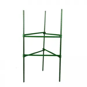 Amazon Cucumber Tomato Plant Growth Support Rod Home gardening rack supplies Planting climbing cane frame Plastic coated steel pipe