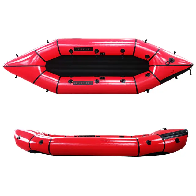 self bailing lake_adventure_whitewater_river TPU light weight Inflatable Life Raft Pack Raft