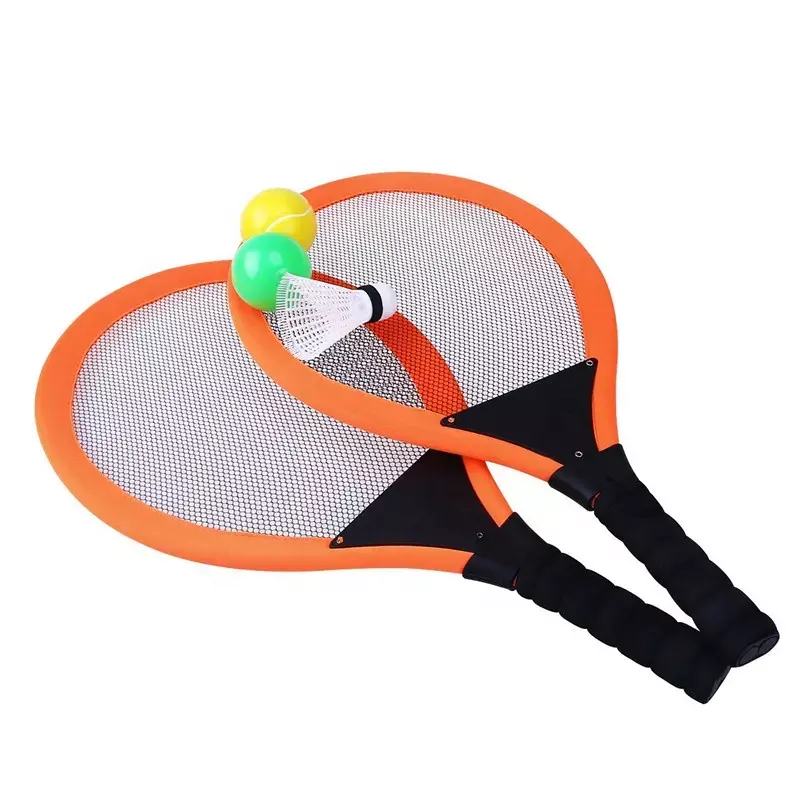 Badminton racket tennis set beach balls Featured Image