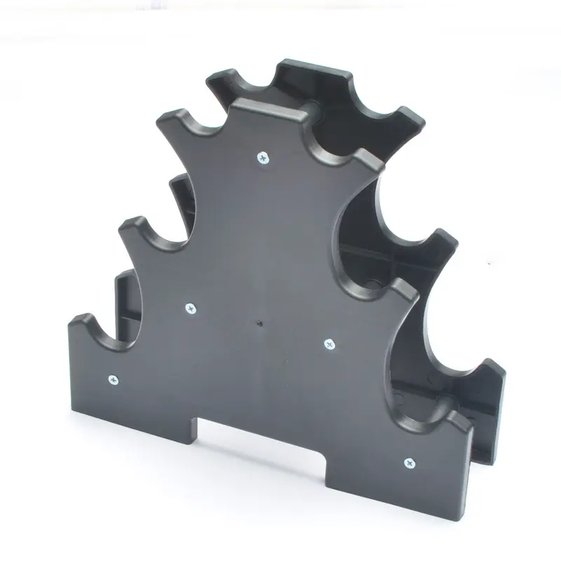 Leaf triangular dumbbell stand