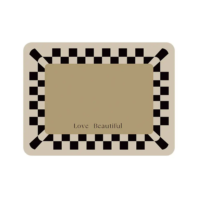 Light luxury coffee machine, drainage mat, countertop, absorbent mat, washstand, coaster, technology, cloth, speed drying mat, bowl plate, heat insulation mat