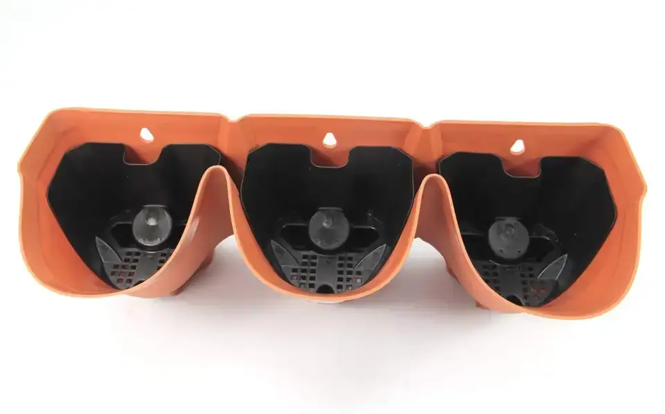 Plastic Vertical Green Stackable Self Watering Flower Pot Tower Green Wall Planter