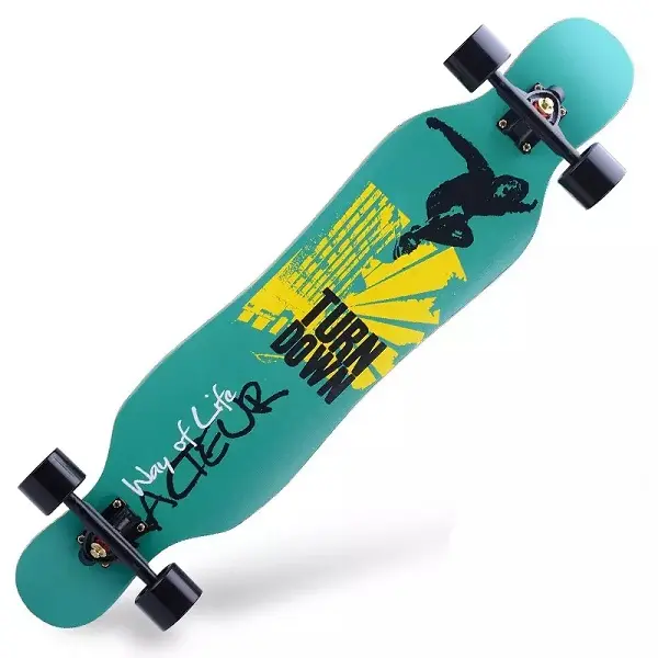 Fast Shipping Road Skating Adult Four-wheel Maple Skateboard Trucks Street Travel Boys Girl Long Board Skateboard