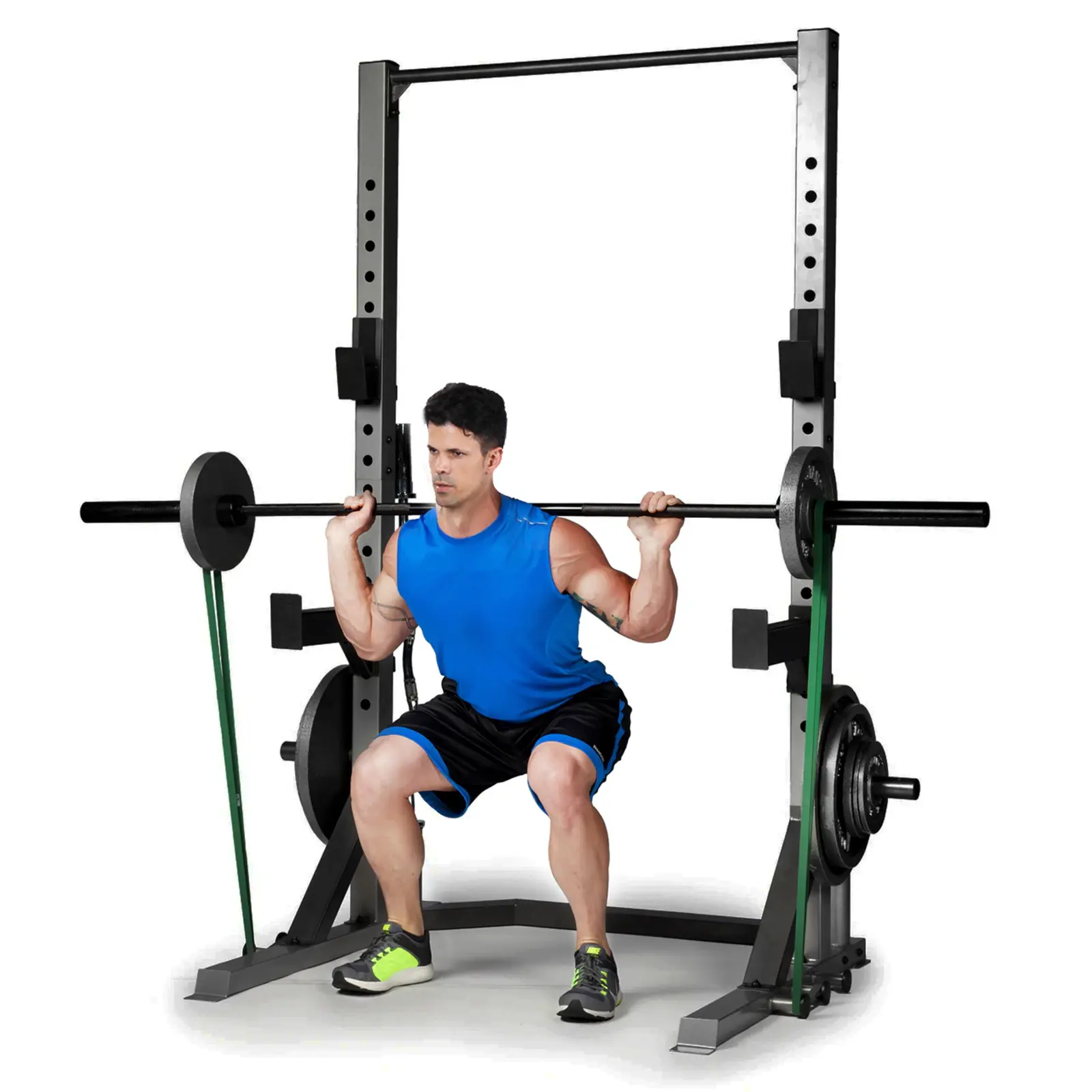 Horizontal bar home multifunctional fitness equipment squat frame