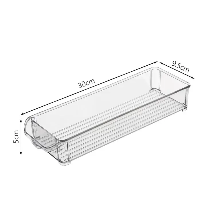 12 Spec. PC Transparent Drinks Eggs Kitchen Organizer Stackable Refrigerator Food Storage Organizer Containers Bins Set