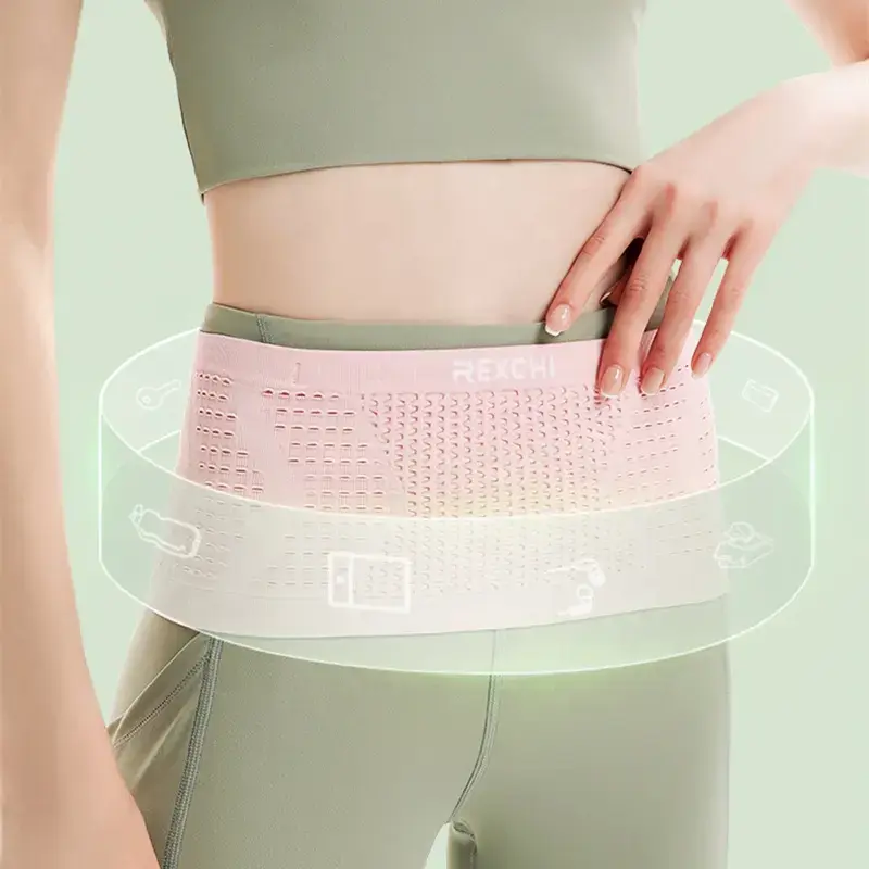 Outdoor Sports Running Jogging Waist Bag Breathable Phone Waist Belt Pack Fitness Elastic Fanny Pack