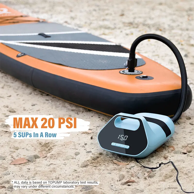 Portable DC12V Electric Sup Air Pump For Inflatable Stand Up Paddle