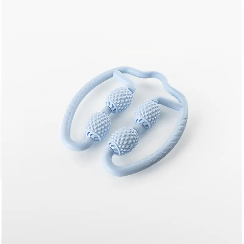 Ring Leg Clamp Massager Relaxing Leg Shaping Roller Roller Stick Yoga Four-Wheel Massager Ring Clamp Calf Equipment