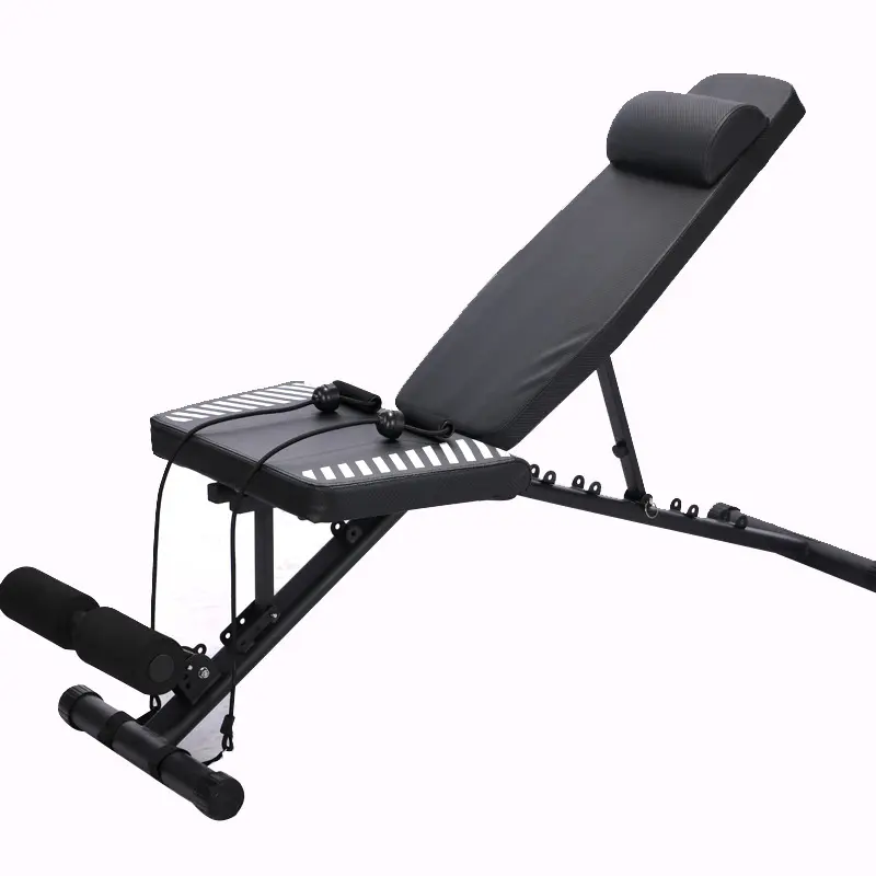 Folding multifunctional dumbbell stool fitness chair